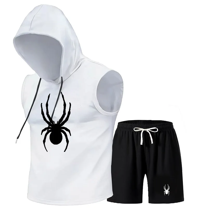 Men'S Fashion V Neck T Shirts - Brand Summer Men's Two Piece Set