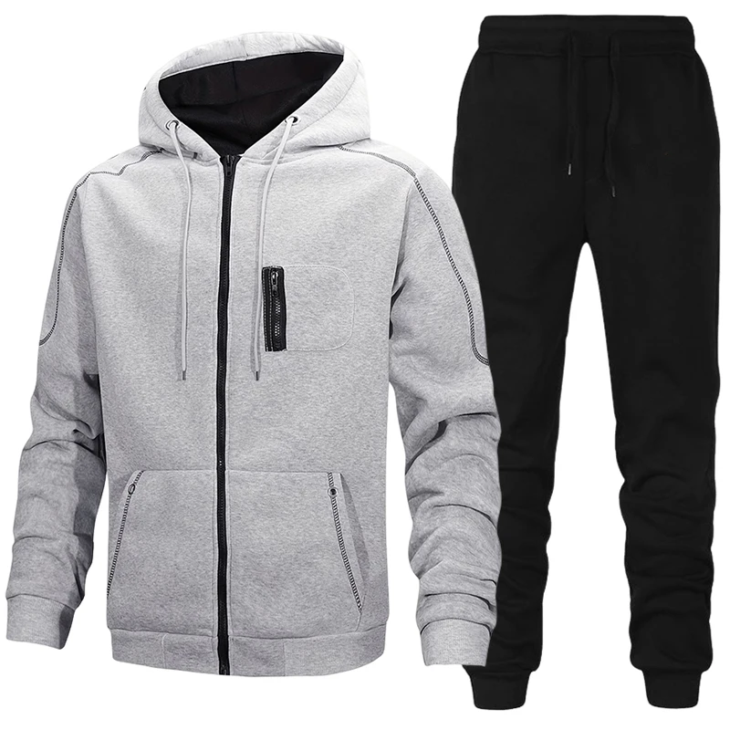 Men'S Fashion Clothing - Fashion Men's Tracksuit Casual Hoodie Sweatshirts