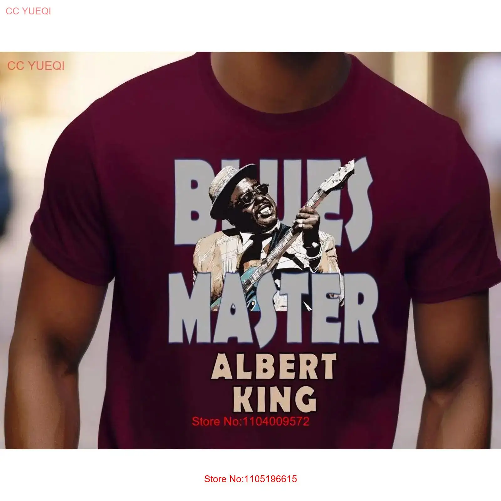 Men Fashion King - Albert King blues music T Shirt