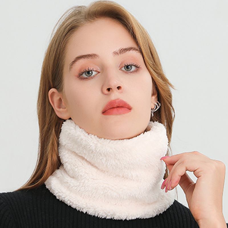 Men Scarf Wool - Cashmere Warm Collor Ring Winter Scarf