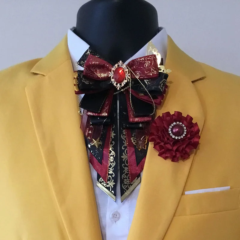 Mens Fashion Dress Shirts - Men's Bow Tie High-end Luxury Wedding