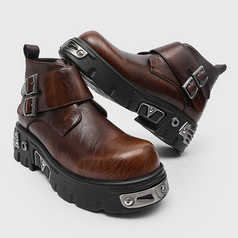 Men'S Fashion Footwear - large size men fashion punk goth