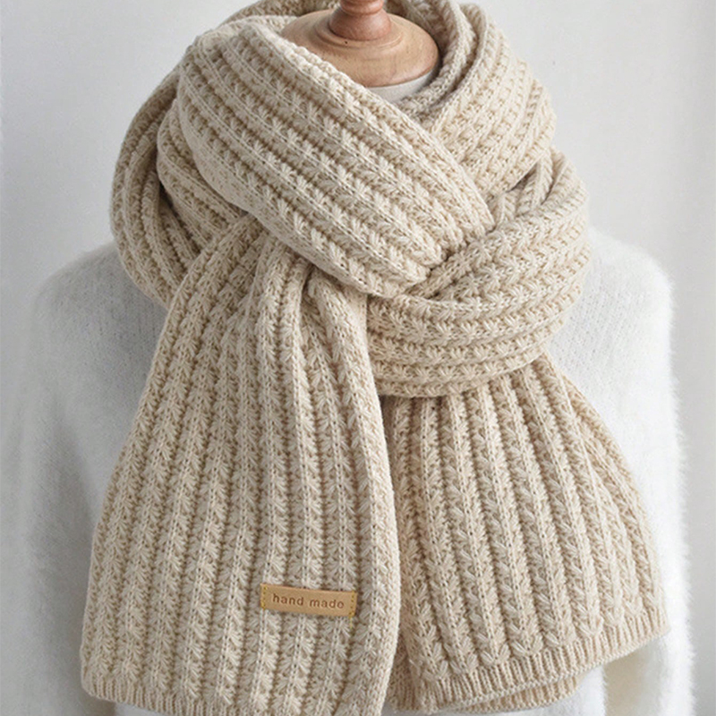 Thick Cable Knit Warm Cashmere - Men Scarf Wool ulasan dan harga