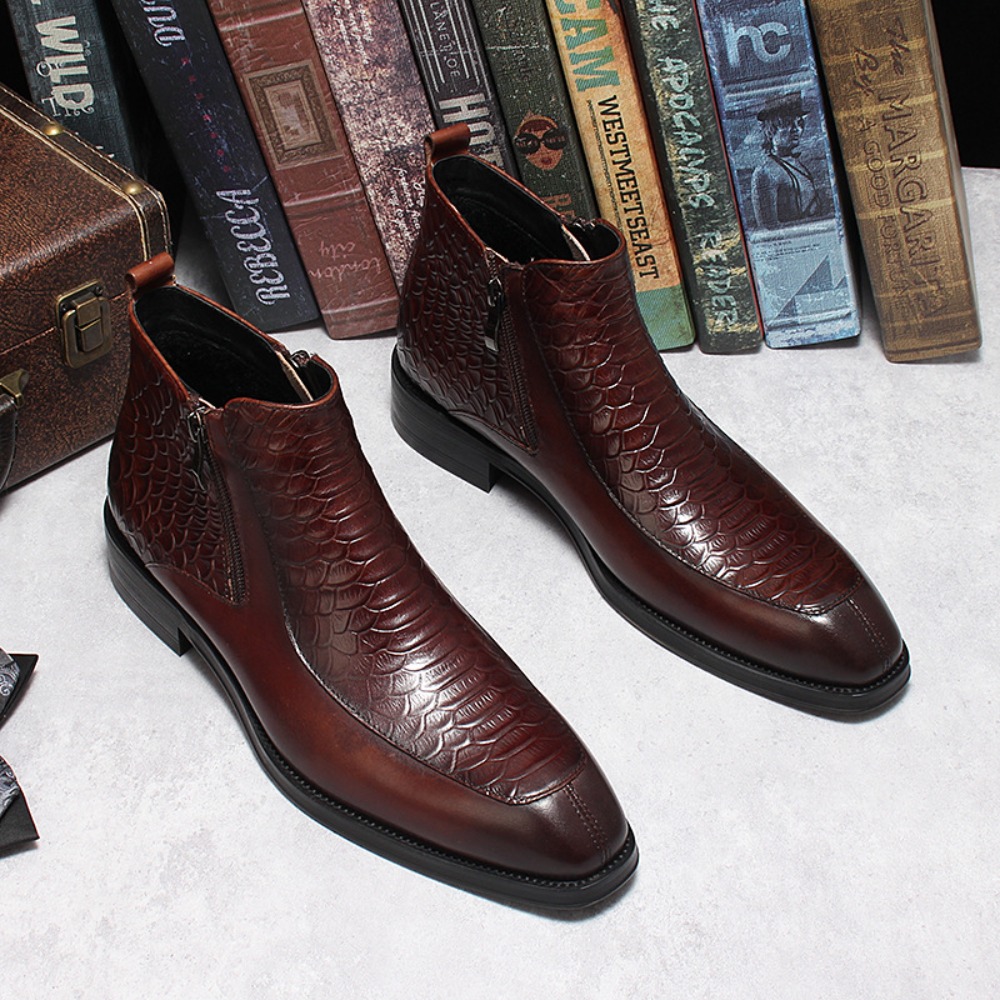 Brand Men's Boots Fashion Chel - Chelsea Boots Men ulasan dan harga