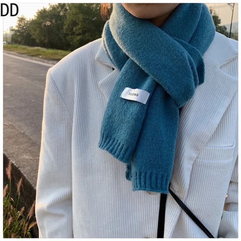 Simple Chic Solid Soft Scarf A - Men Scarf Wool ulasan dan harga