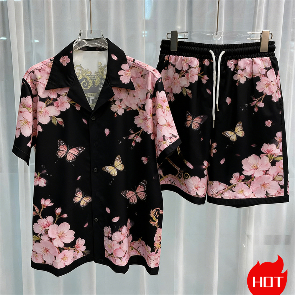 Digital printed men's set fash - Men Fashion Upper ulasan dan harga