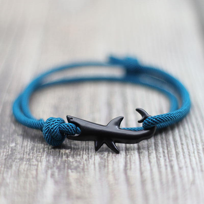New Nautical Bracelet Men Blac - Milan Men'S Fashion ulasan dan harga
