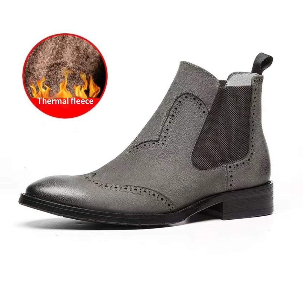 Fashion Grey Chelsea Boots Men - Chelsea Boots Men ulasan dan harga