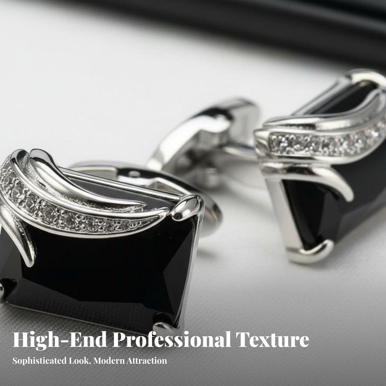 Fashion Crystal Men Cufflinks  - Mens Fashion Dress Shirts ulasan dan harga
