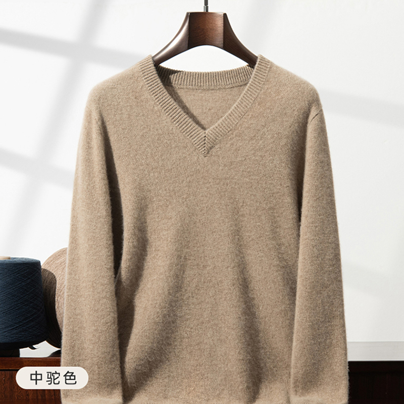 Thickened Cashmere Sweater Men - Mens Fashion Mullet ulasan dan harga