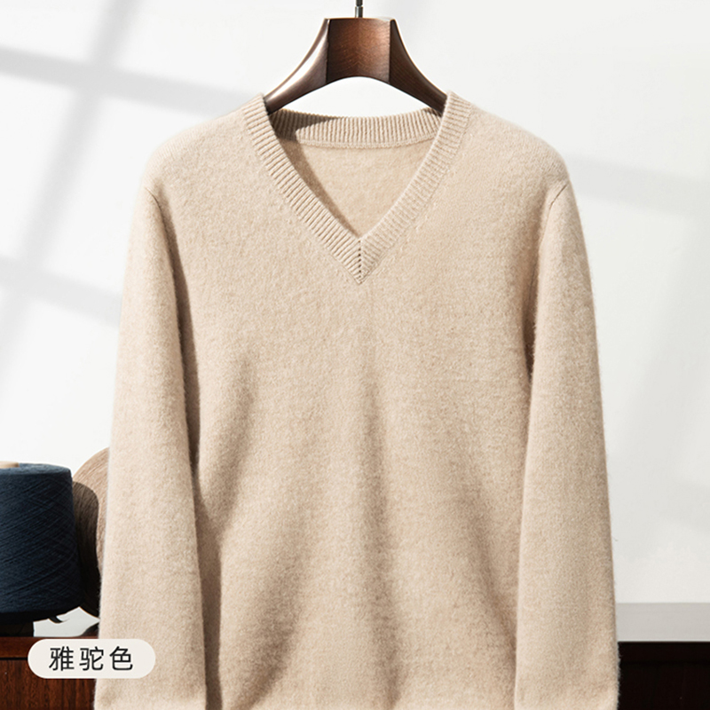 Thickened Cashmere Sweater Men - Mens Fashion Mullet ulasan dan harga