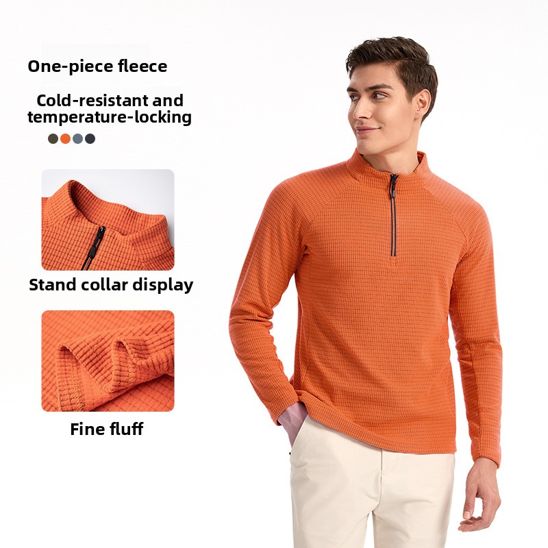 QICHE Autumn Urban Business Ca - Mens Fashion Quarter Zip ulasan dan harga
