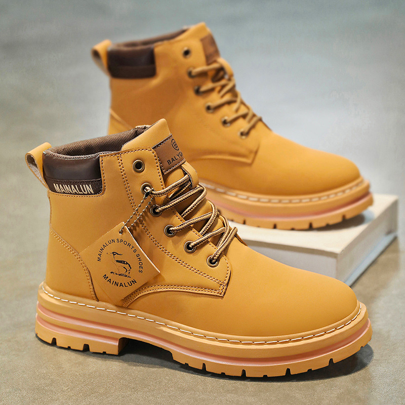 Classic Men High Top Boots Hig - Men'S Fashion Footwear ulasan dan harga