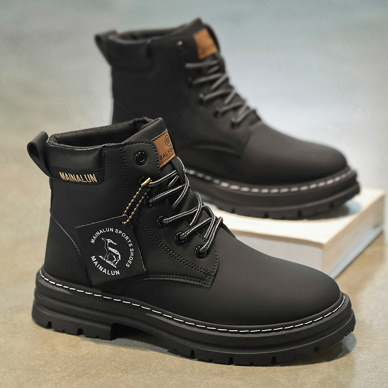 Classic Men High Top Boots Hig - Men'S Fashion Footwear ulasan dan harga