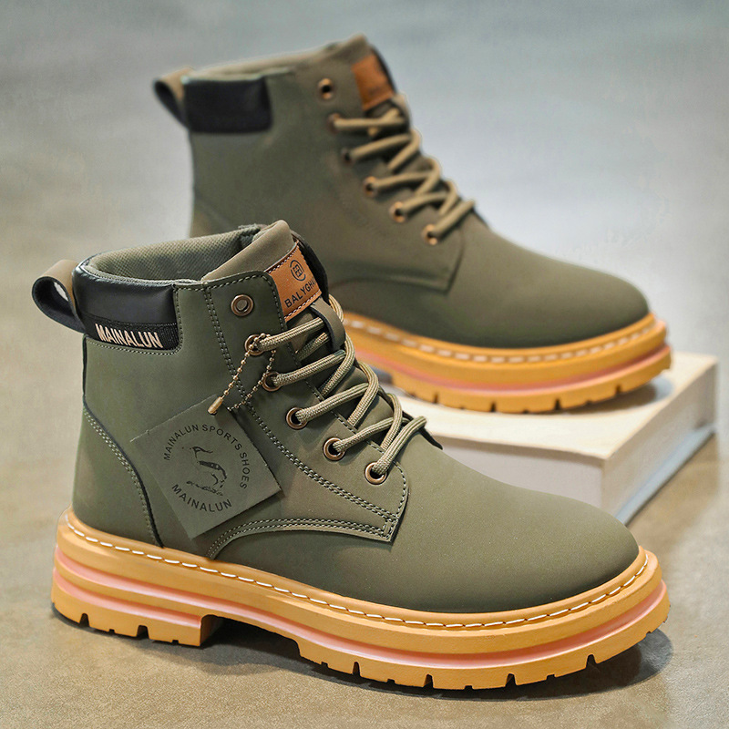Classic Men High Top Boots Hig - Men'S Fashion Footwear ulasan dan harga