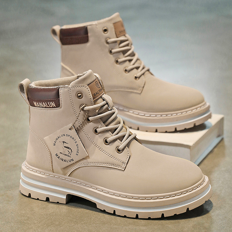 Classic Men High Top Boots Hig - Men'S Fashion Footwear ulasan dan harga