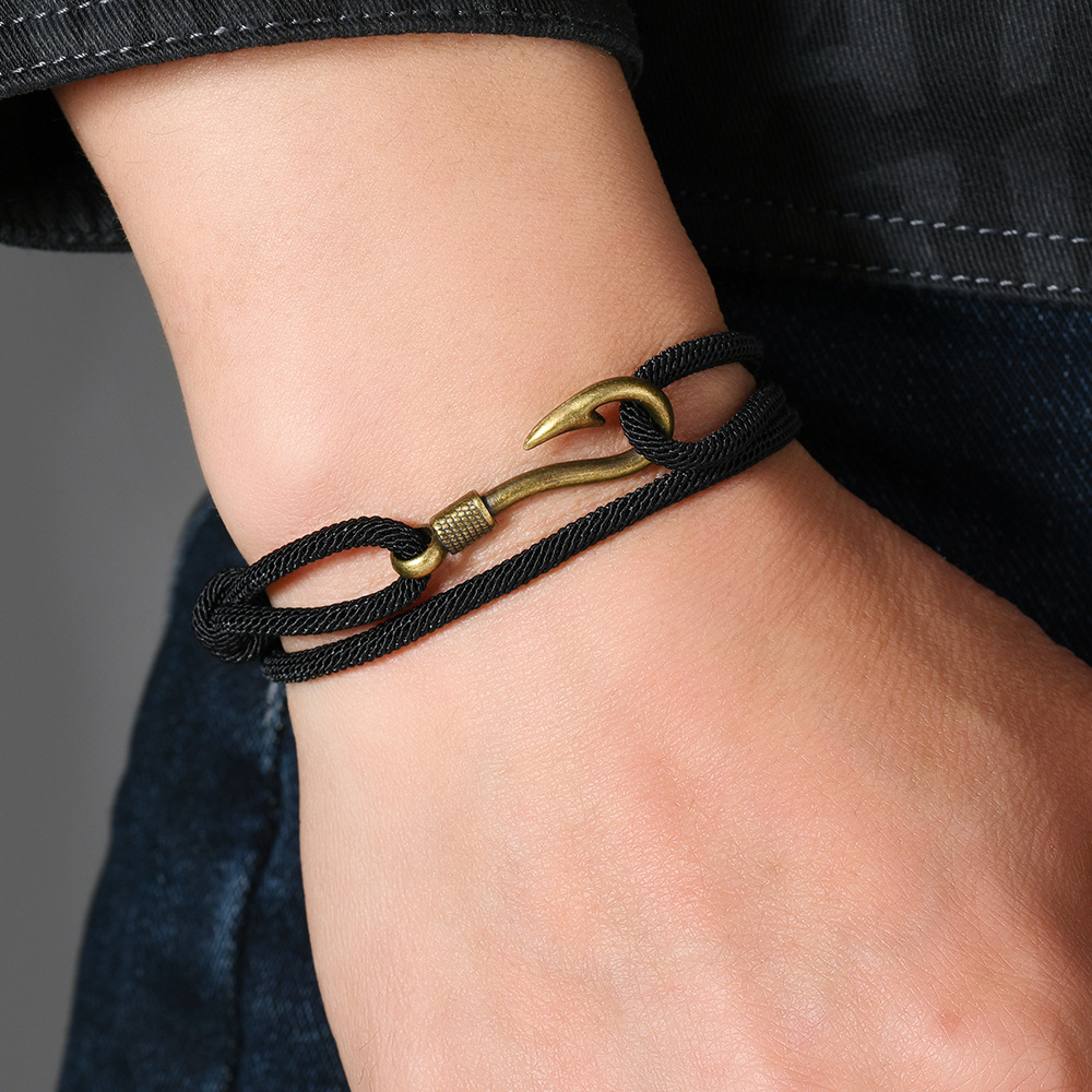 Trendy Charm Fish Hook Anchor  - Milan Men'S Fashion ulasan dan harga