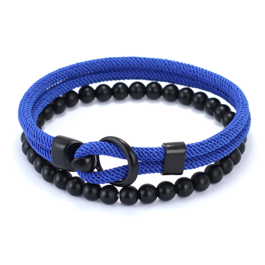 Trendy 2Pcs Beads Cord Bracele - Milan Men'S Fashion ulasan dan harga