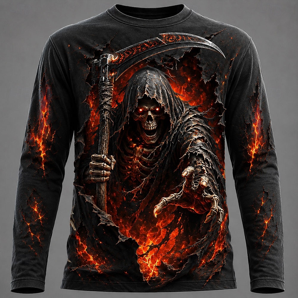 Halloween Men 3D Graphic Print - Men Fashion Upper ulasan dan harga