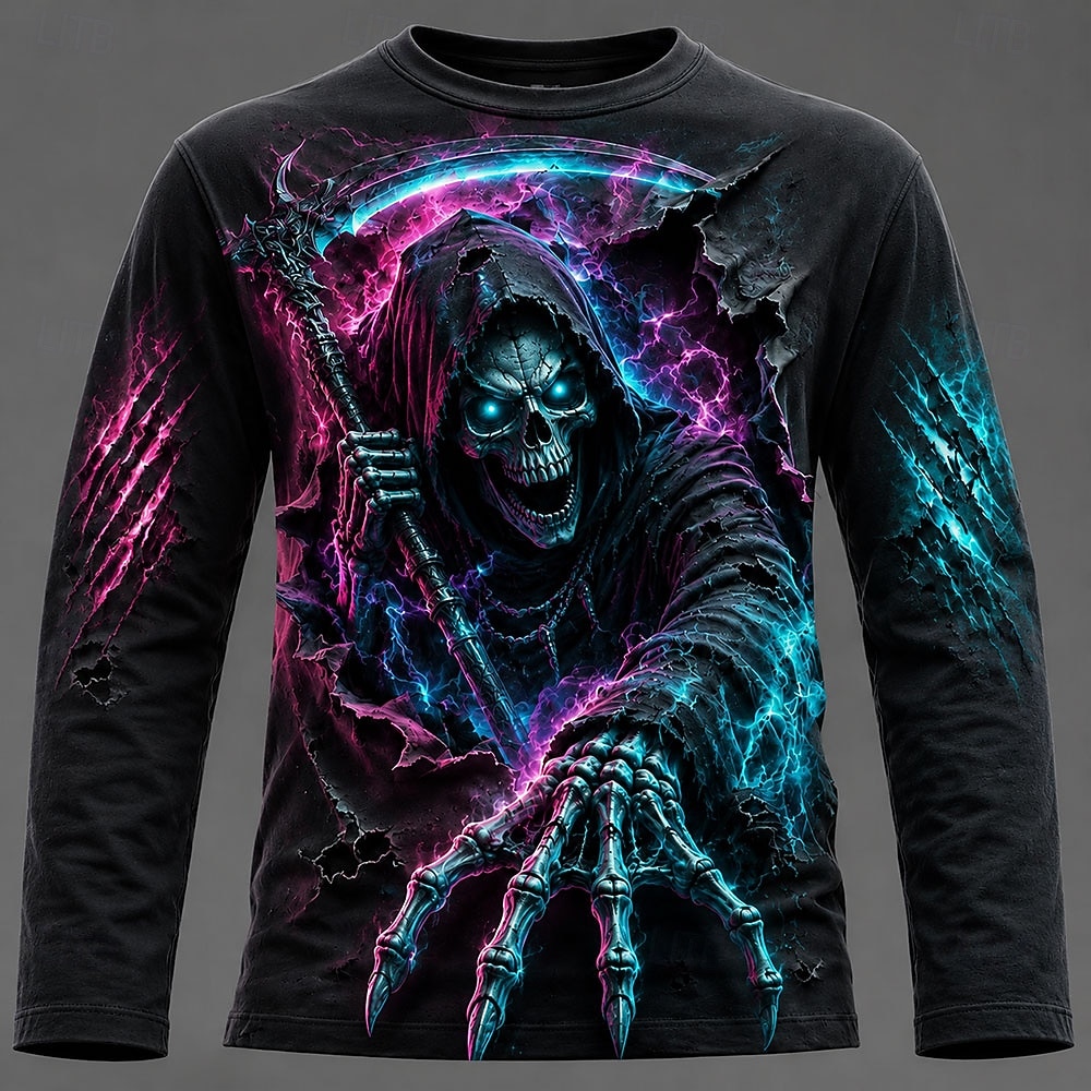 Halloween Men 3D Graphic Print - Men Fashion Upper ulasan dan harga