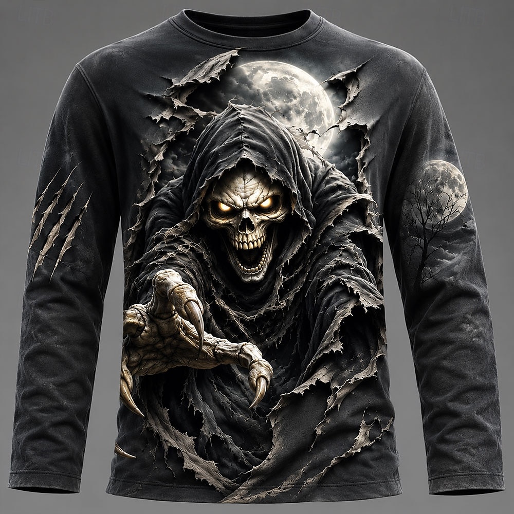 Halloween Men 3D Graphic Print - Men Fashion Upper ulasan dan harga