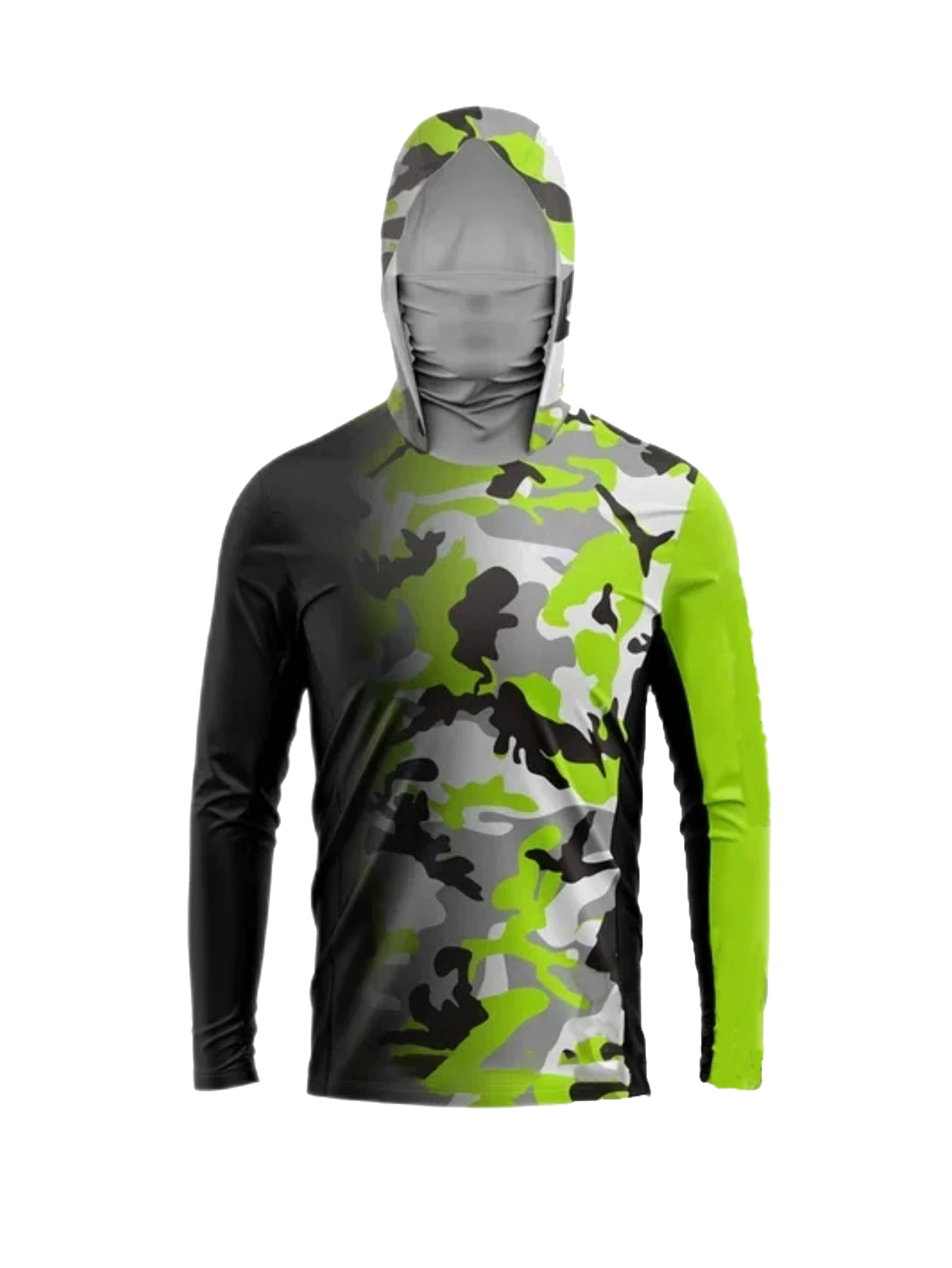 Outdoor Fisherman Hooded Long  - Men Fashion Upper ulasan dan harga