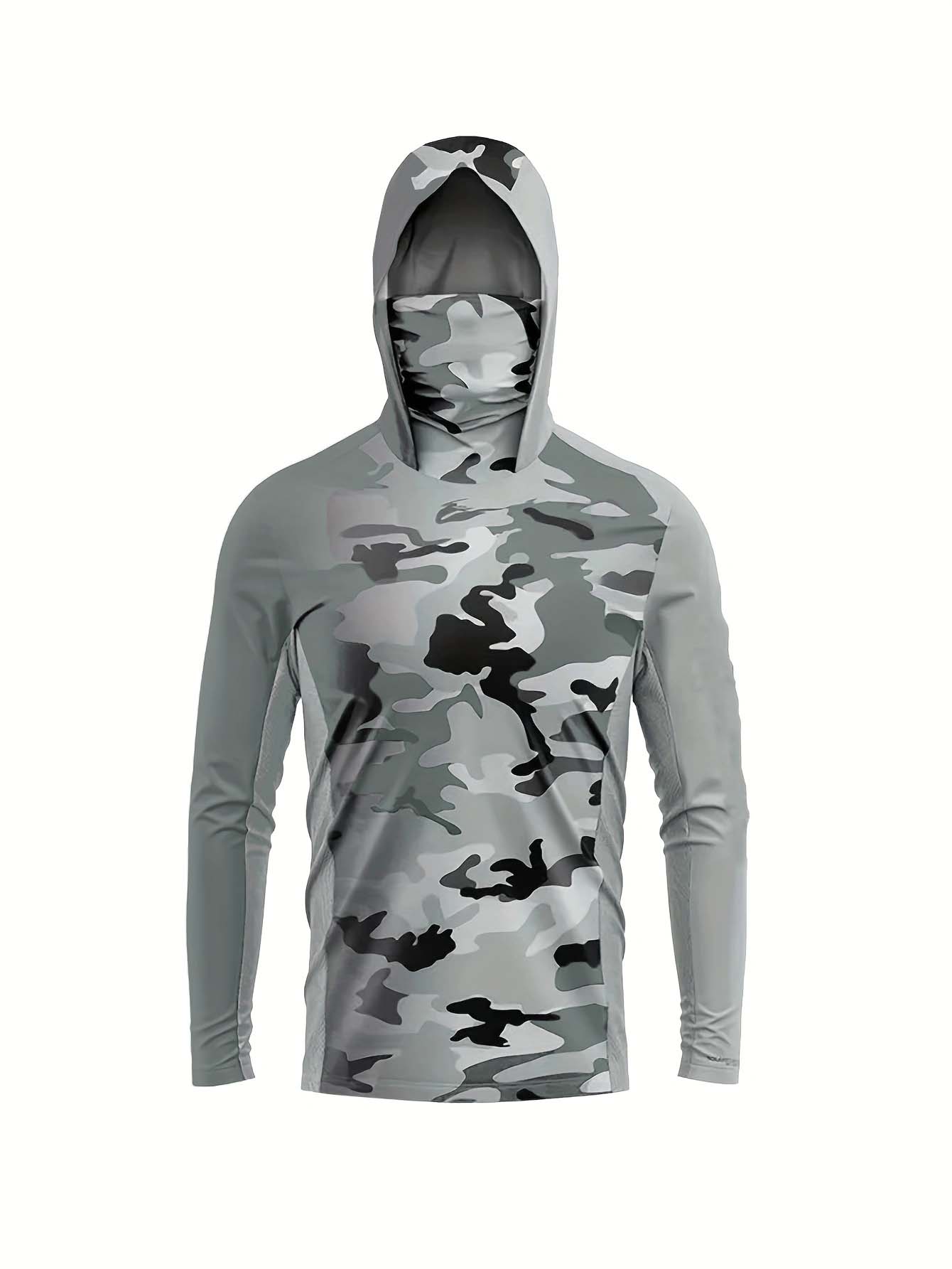 Outdoor Fisherman Hooded Long  - Men Fashion Upper ulasan dan harga