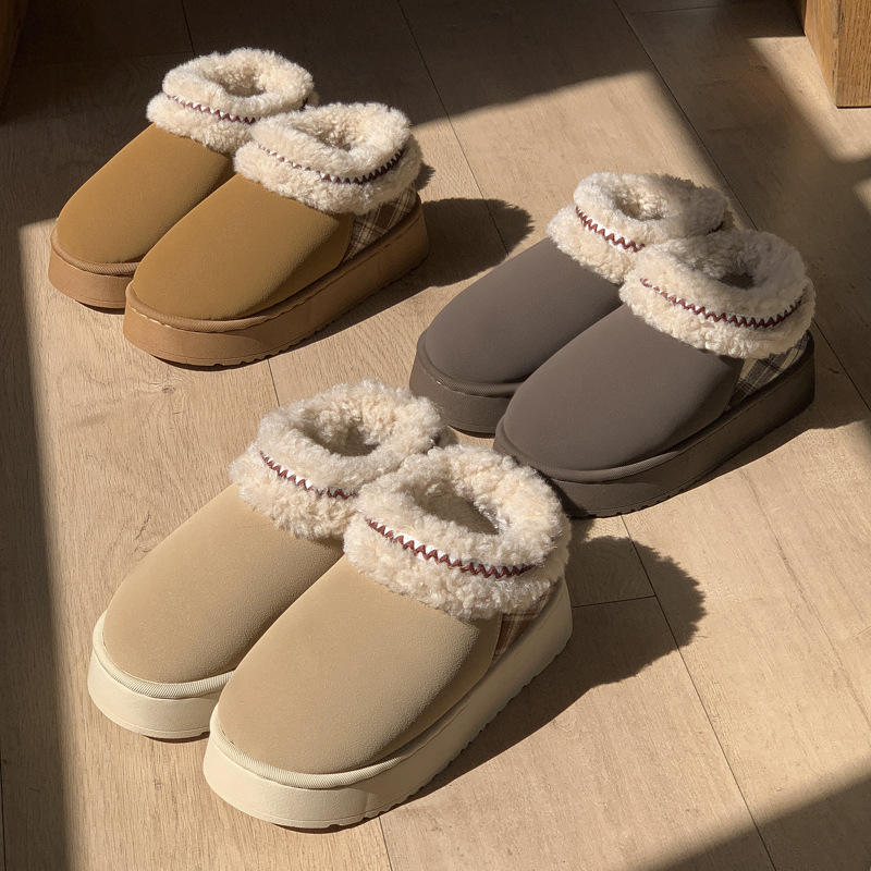 2026 Platform Fluffy Slippers  - Men Fashion Elegant ulasan dan harga