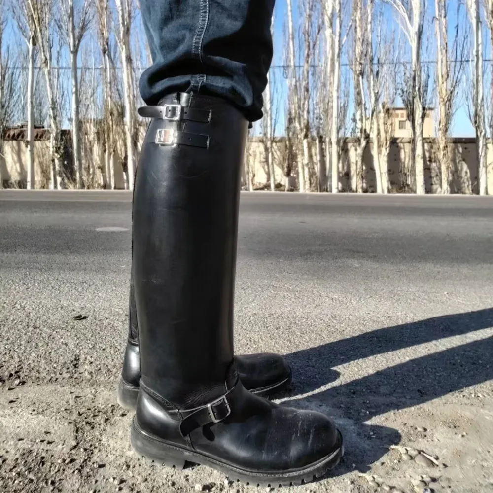 Fashion Men's Genuine Leather  - Chelsea Boots Men ulasan dan harga
