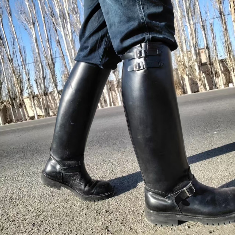Fashion Men's Genuine Leather  - Chelsea Boots Men ulasan dan harga