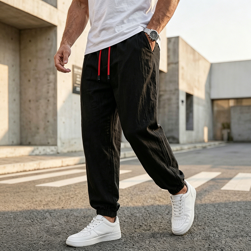 Men's Casual Harem Pants Loose - Men Fashion King ulasan dan harga