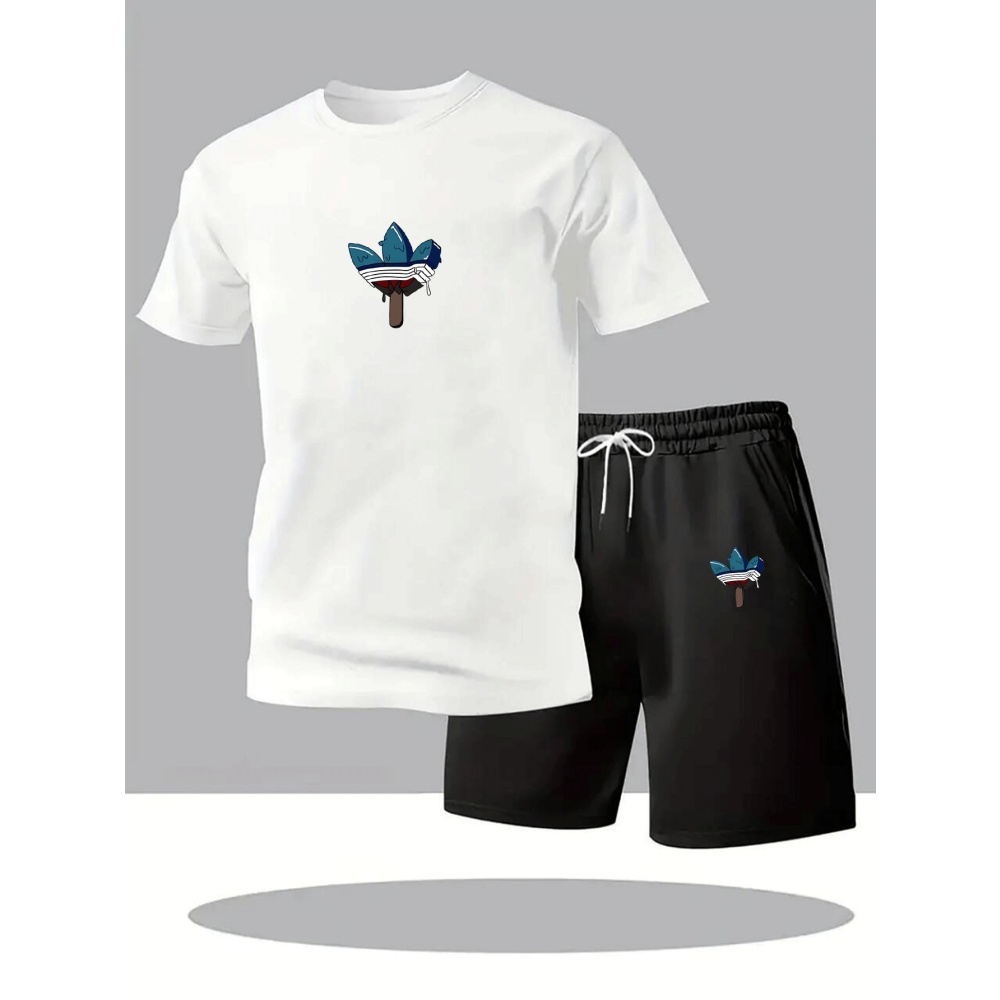 Summer Men's Sets Fashion Trac - Men'S Fashion Clothing ulasan dan harga