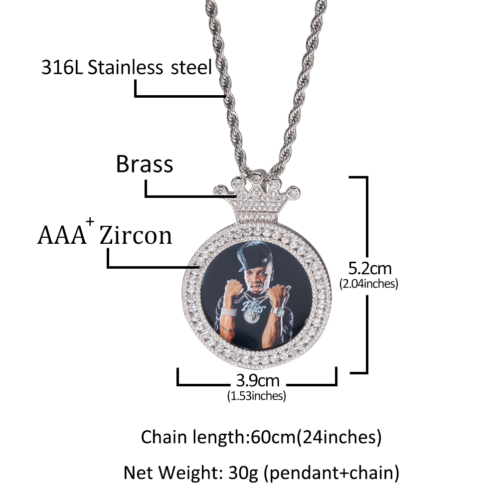 THE BLING KING Round Crown Hea - Men Fashion King ulasan dan harga