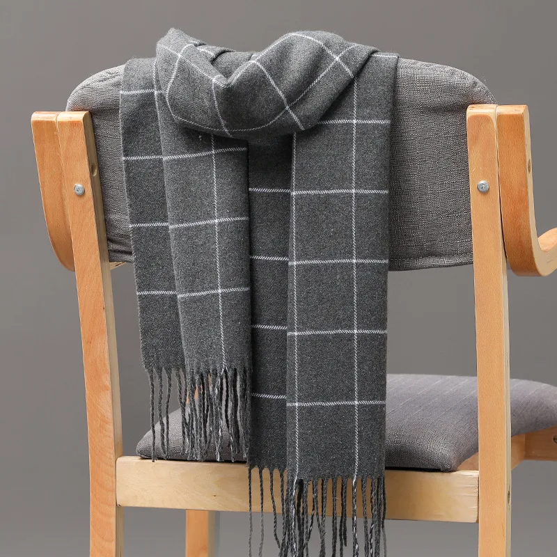 2023 New Winter Men Scarf Keep - Men Scarf Wool ulasan dan harga