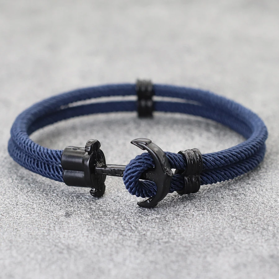 Trendy Men Bracelet Anchor Bil - Milan Men'S Fashion ulasan dan harga