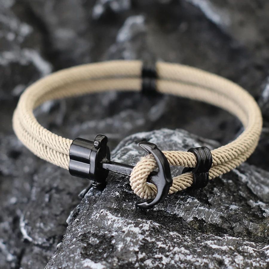 Trendy Men Bracelet Anchor Bil - Milan Men'S Fashion ulasan dan harga