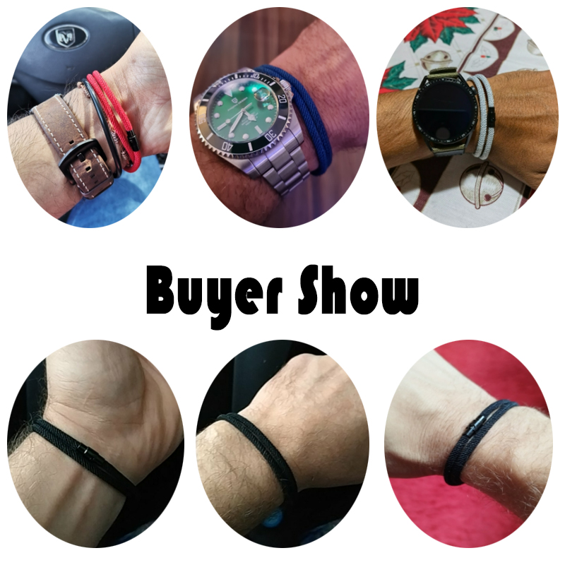 Lucky Red Men Bracelet Bilayer - Milan Men'S Fashion ulasan dan harga