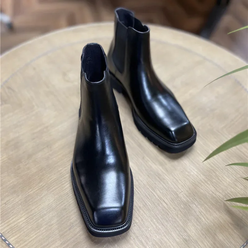 Elegant Mens Genuine Leather B - Men Fashion Elegant ulasan dan harga