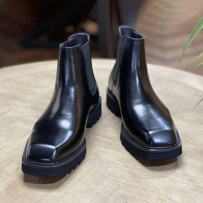 Elegant Mens Genuine Leather B - Men Fashion Elegant ulasan dan harga