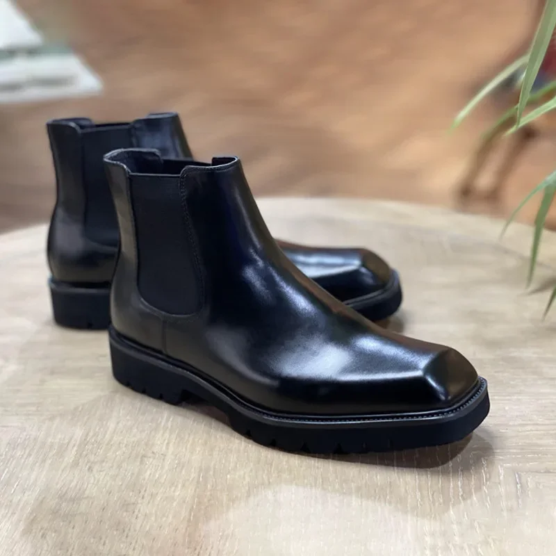 Elegant Mens Genuine Leather B - Men Fashion Elegant ulasan dan harga