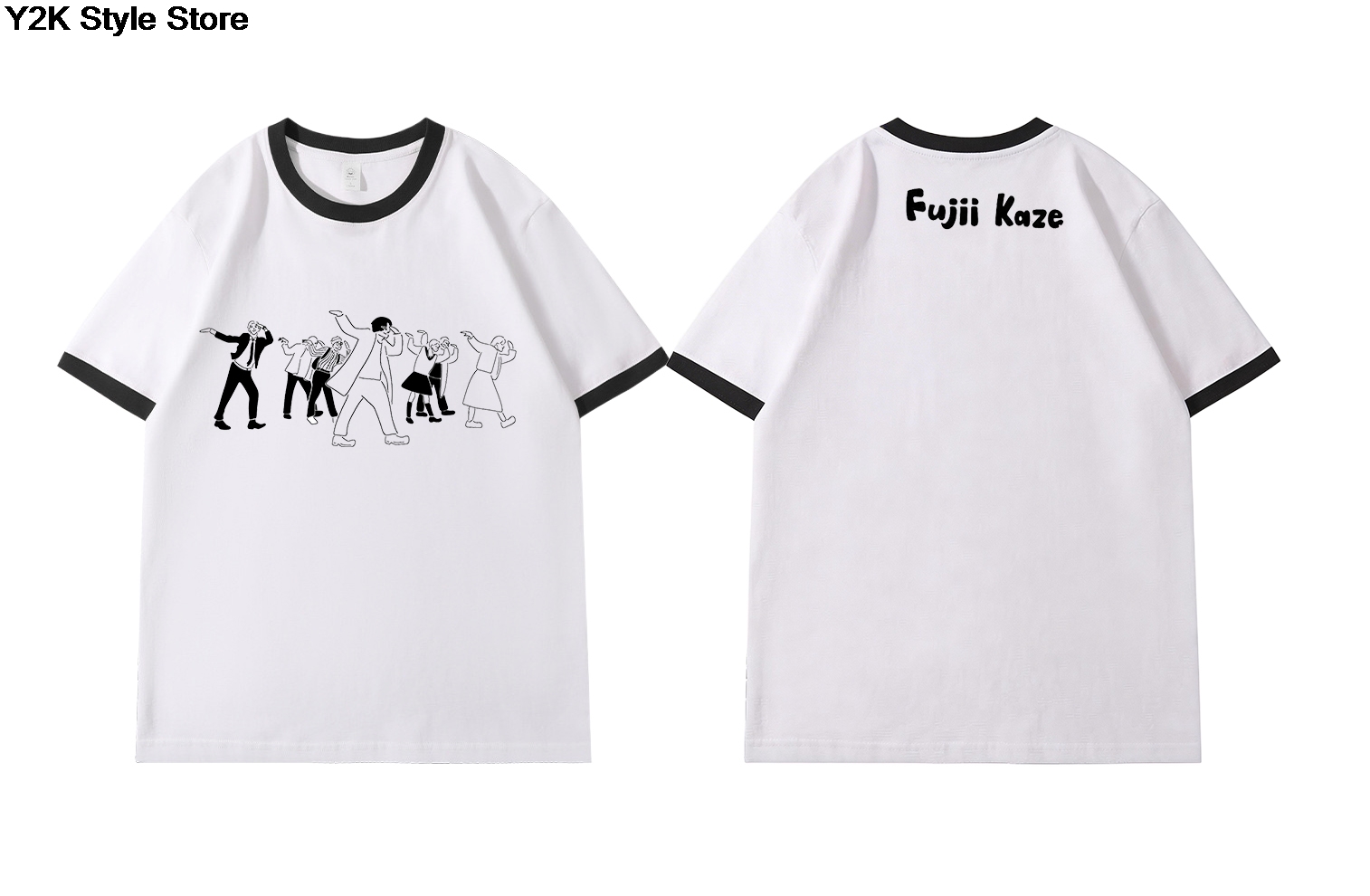Fujii Kaze / ふじい かぜ Cotton T-s - Mens Fashion Dress Shirts ulasan dan harga