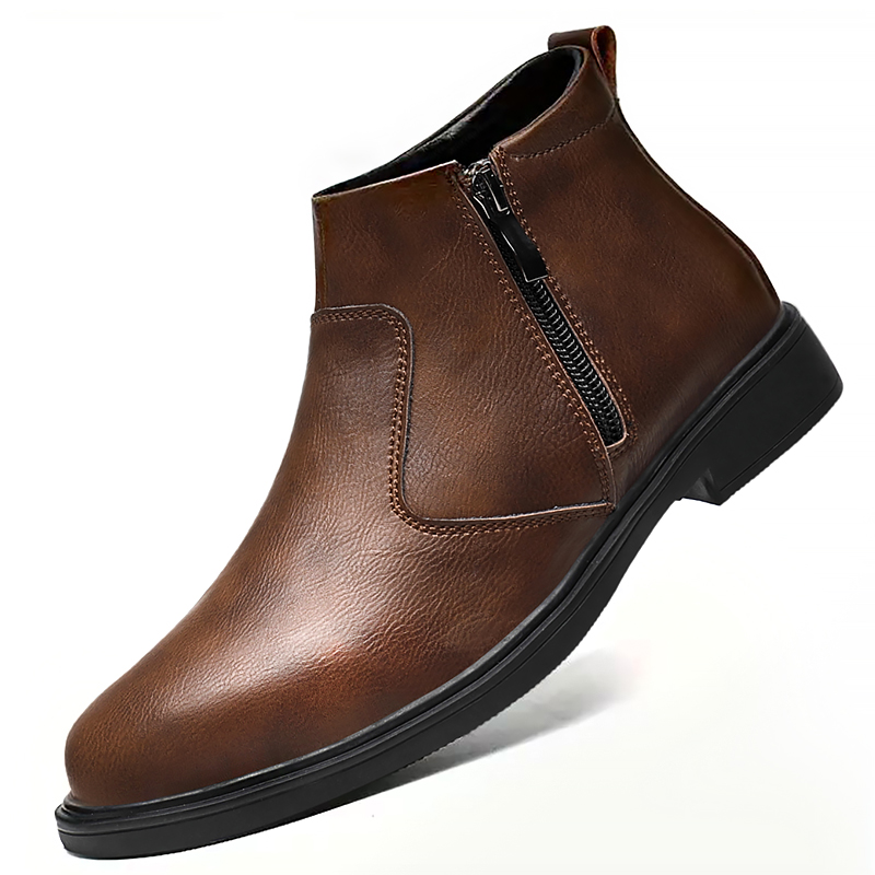 Autumn and Winter New High-Top - Chelsea Boots Men ulasan dan harga