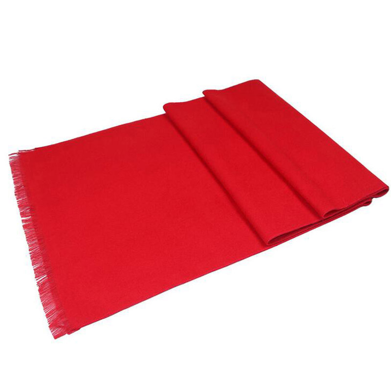 Fashion Winter Solid Color Men - Men Scarf Wool ulasan dan harga
