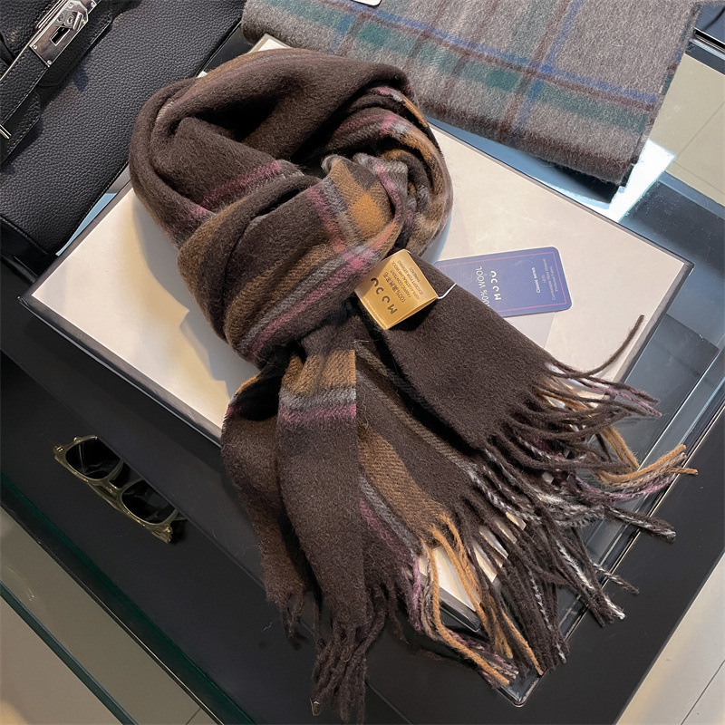 High Quality Pure 100% Wool Me - Men Scarf Wool ulasan dan harga