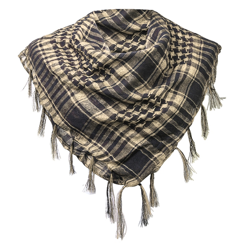 Houndstooth Scarf Plaid Hijab  - Men Fashion Elegant ulasan dan harga