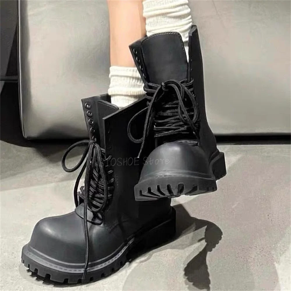 Thick Bottom Black Boots for M - Chelsea Boots Men ulasan dan harga
