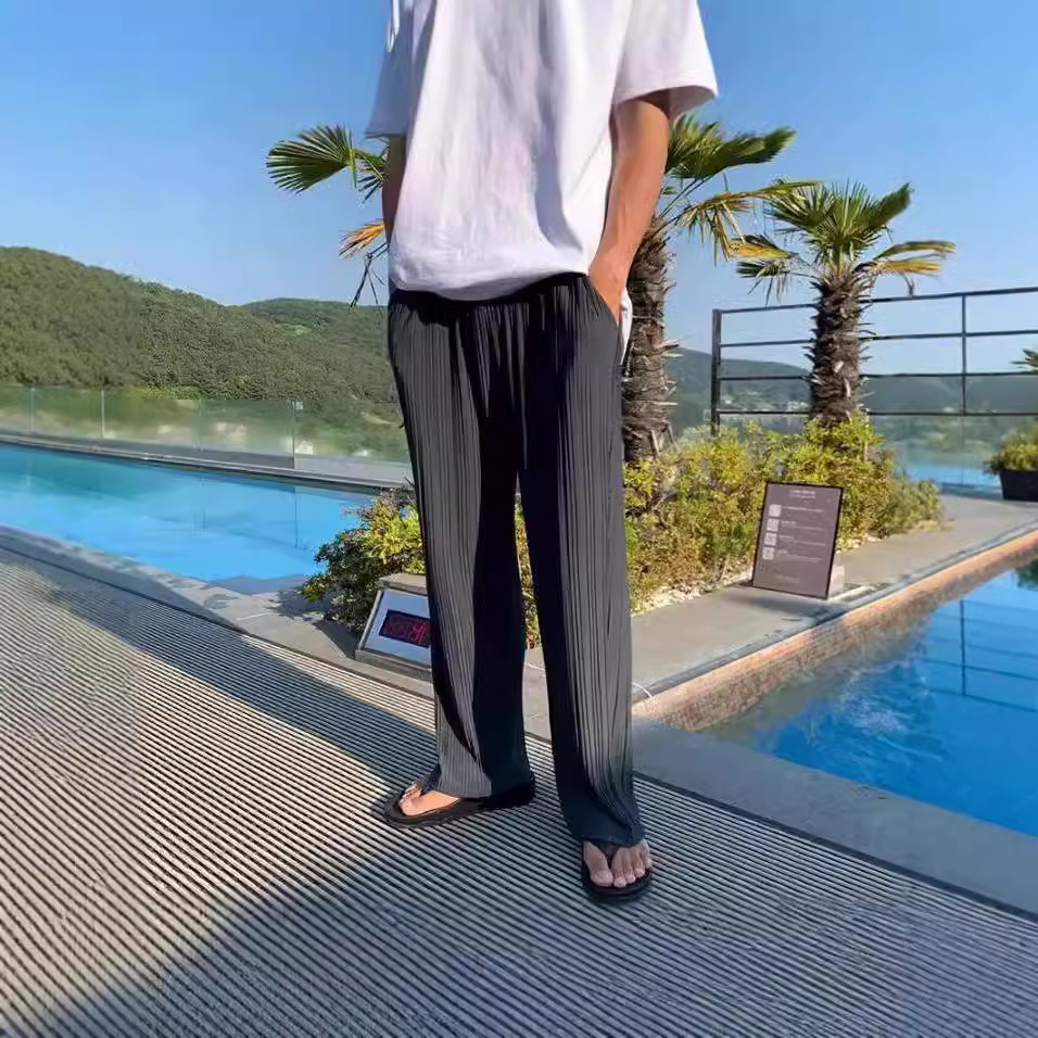 American Style New Fashion Men - Mens Fashion Dark Grey Pants ulasan dan harga