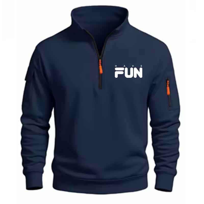 Male Quarter Zip Sweatshirt Fa - Mens Fashion Quarter Zip ulasan dan harga