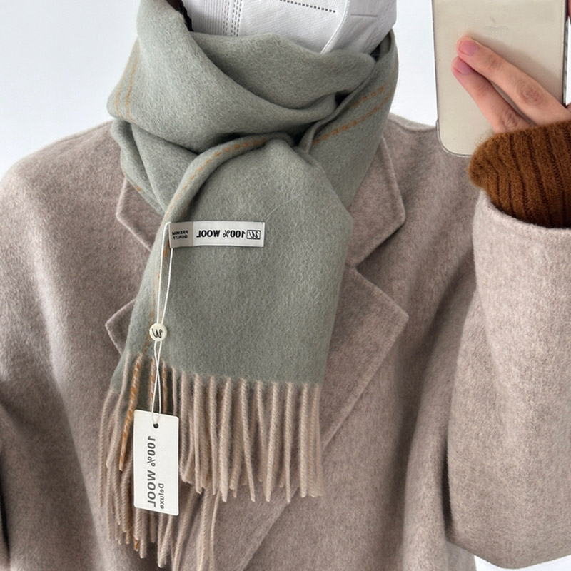 Elegant Good Quality 100% Wool - Men Scarf Wool ulasan dan harga