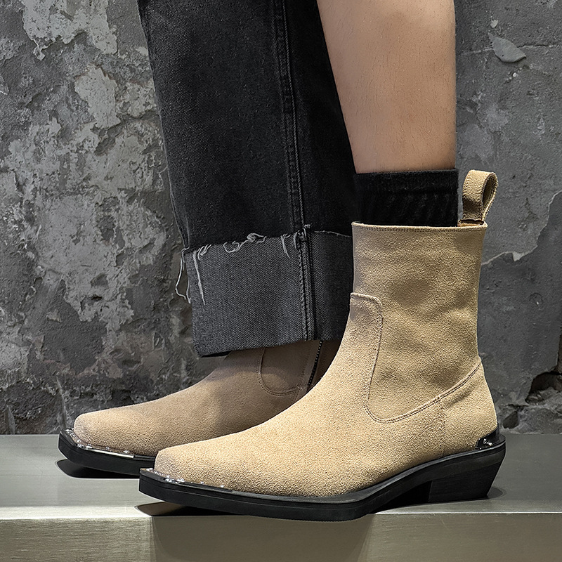 England style men casual party - Chelsea Boots Men ulasan dan harga